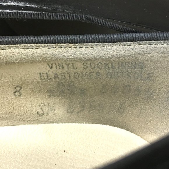 Ⓥⓘⓝⓣⓐⓖⓔ NATURALIZER Late 50's / Early 60's Mod Black Pump 8AA 𝐍𝐀𝐑𝐑𝐎𝐖 - Picture 12 of 13